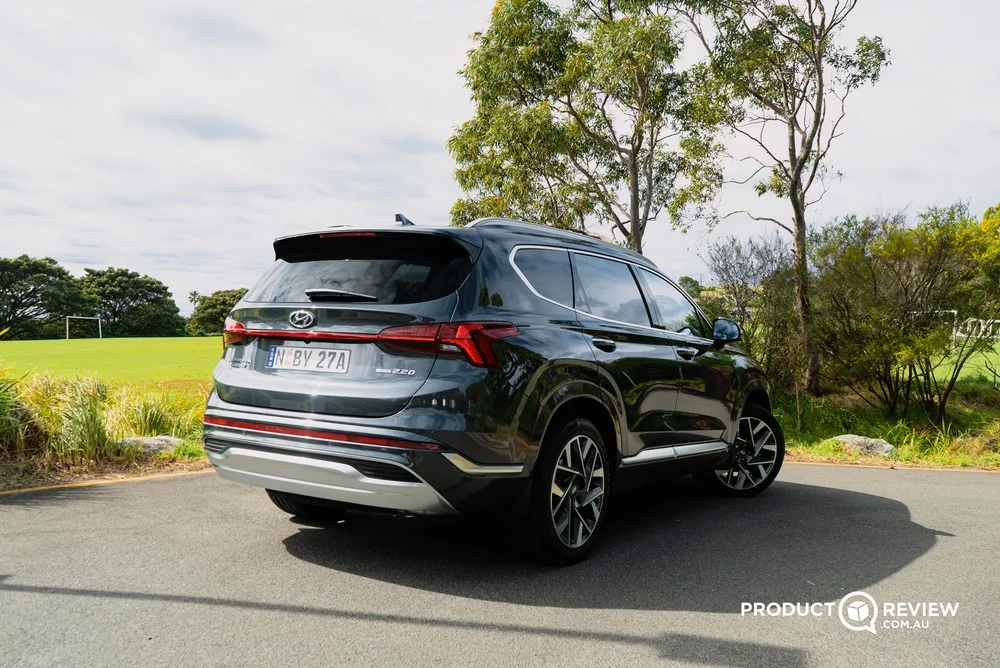 Santa Fe exterior rear three quarters