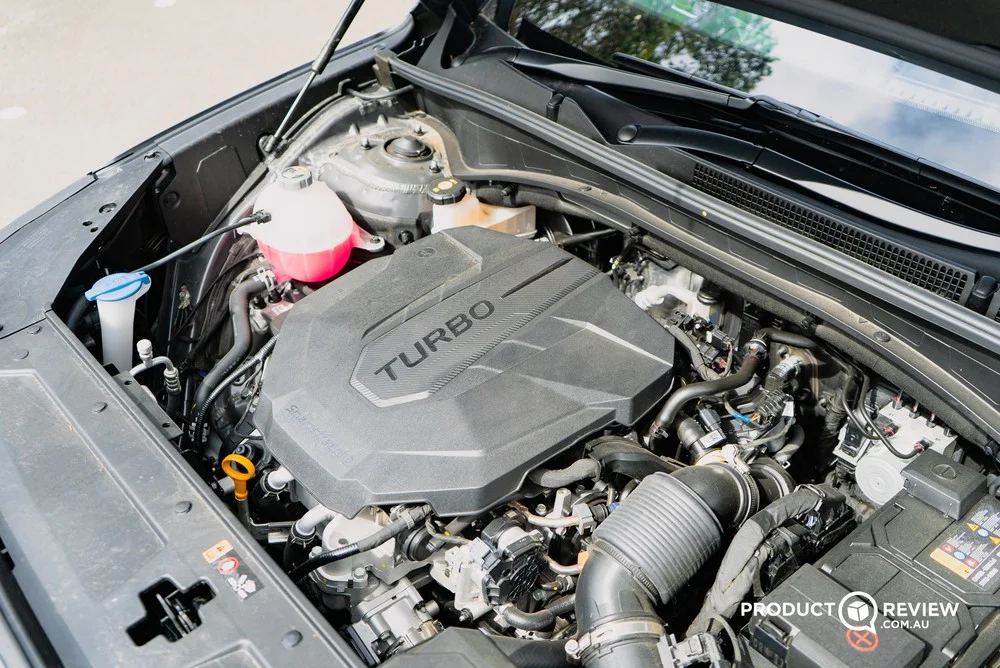 Santa Fe 2.2L engine bay