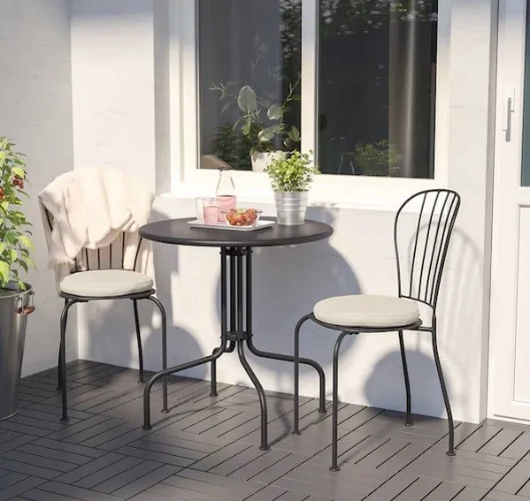 ikea wrought iron dining setting