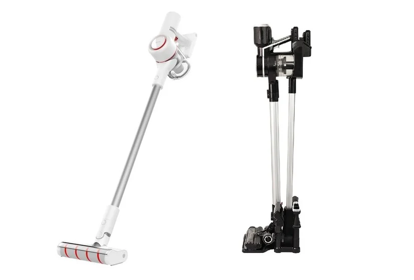 The Xiaomi Dreame V9 and the Wertheim Evolution Handstick W7301 vacuum cleaner.