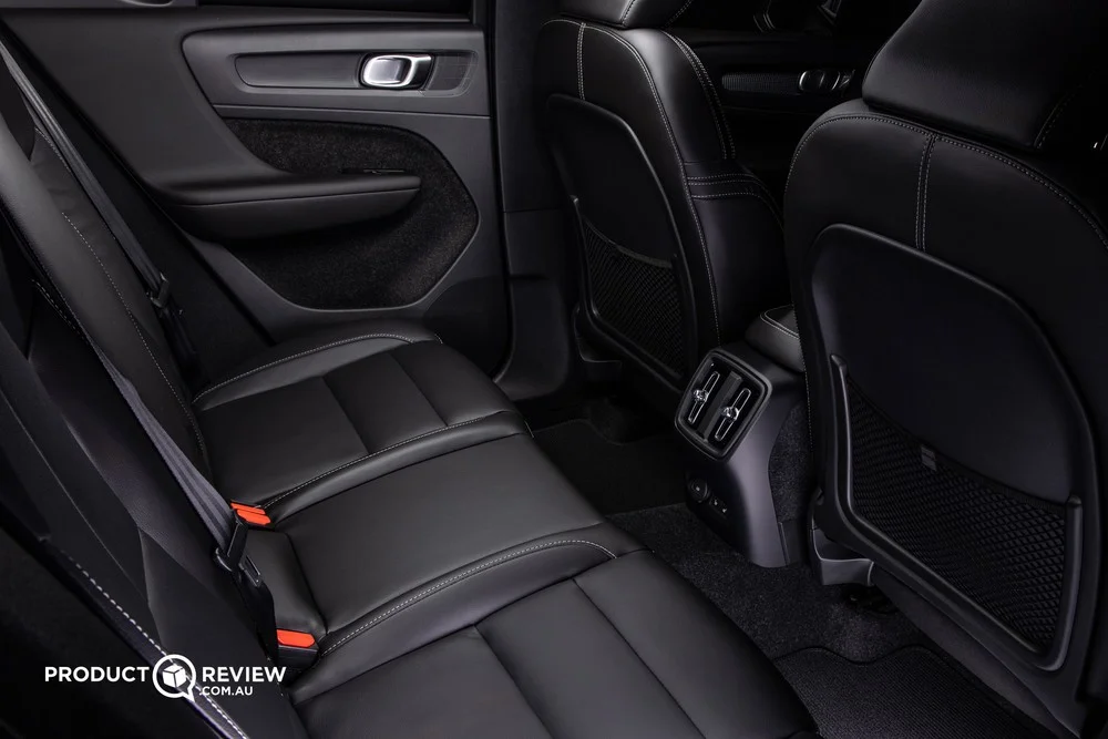 Volvo XC40 Recharge rear seats