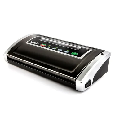 A black Luvele food sealer.