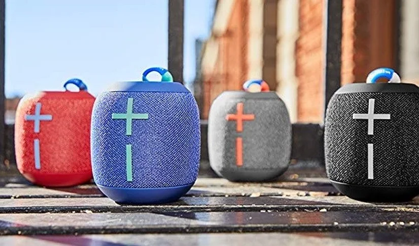 different coloured wonderboom portable speakers