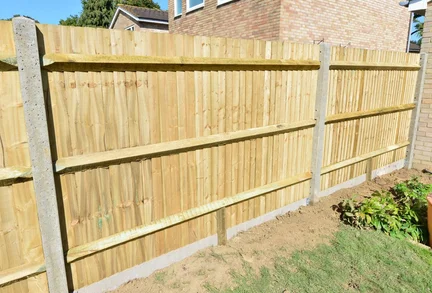 Timber fencing