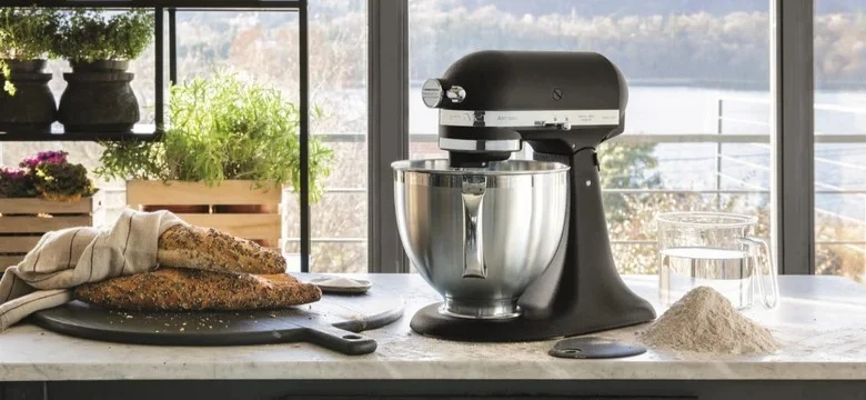 Black KitchenAid Artisan Stand Mixer