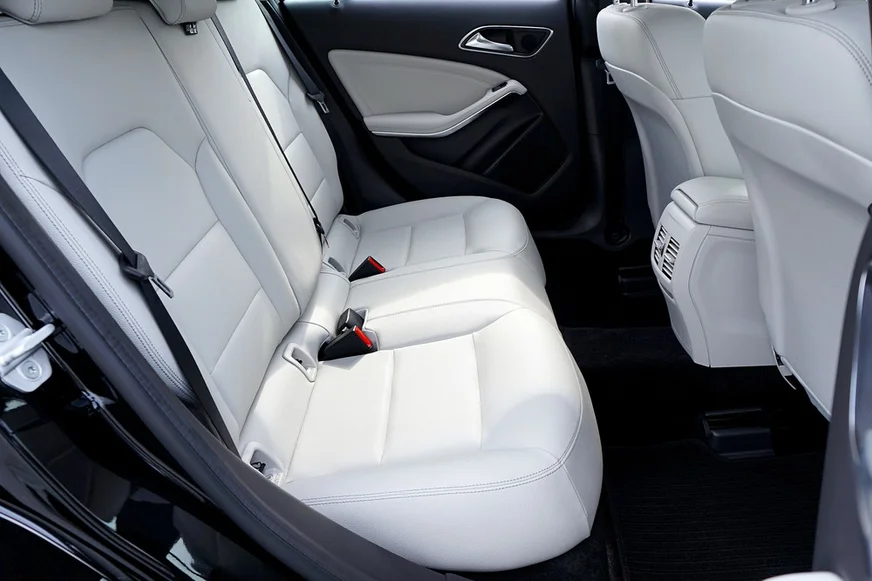 ISOFIX anchor points in car
