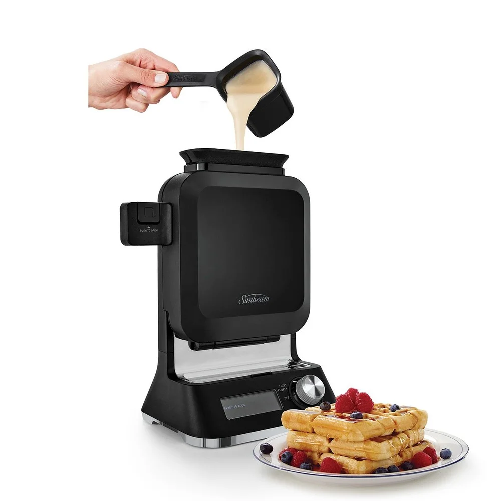 Sunbeam Shade Select Vertical Waffle Maker WAM5000BK Showcases