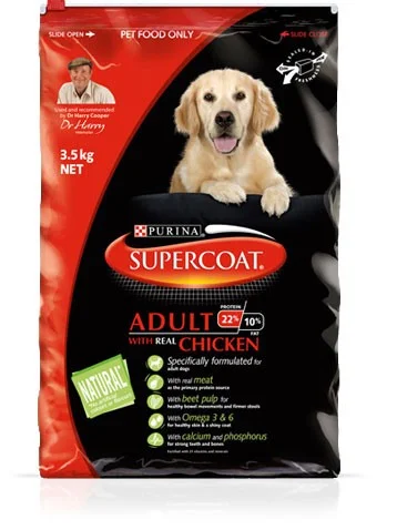 supercoat dog food coles