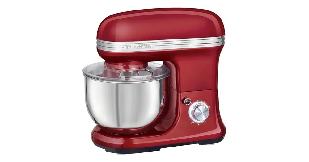 Smith & Nobel 800W Stand Mixer Red 5L