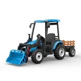 Little Riders 24V Kids Ride on Tractor JS-3158B-BU