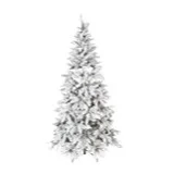 ALDI Aspen Luxury Flocked Christmas Tree 7ft