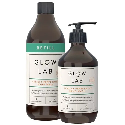 Glow Lab Hand Wash Vanilla and Peppermint reviews
