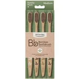 All Smiles Bamboo Toothbrush Medium 4 Pack