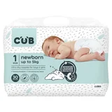 Cub Unisex Newborn Nappies Size 1