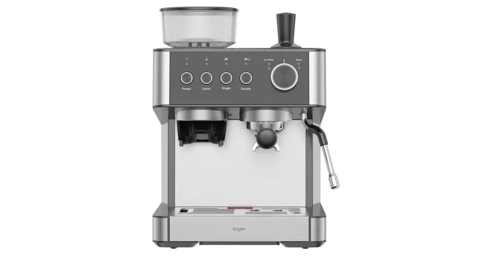 Kogan Espresso Barista Pro Coffee Machine and Grinder reviews ProductReview