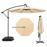 Costway 3m Hanging Offset Umbrella Cantilever Umbrella