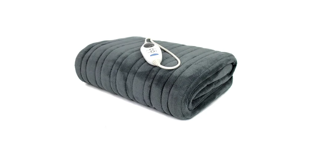 Insulux plush heated throw new arrivals