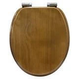 Mondella Honey Oak Timber Toilet Seat