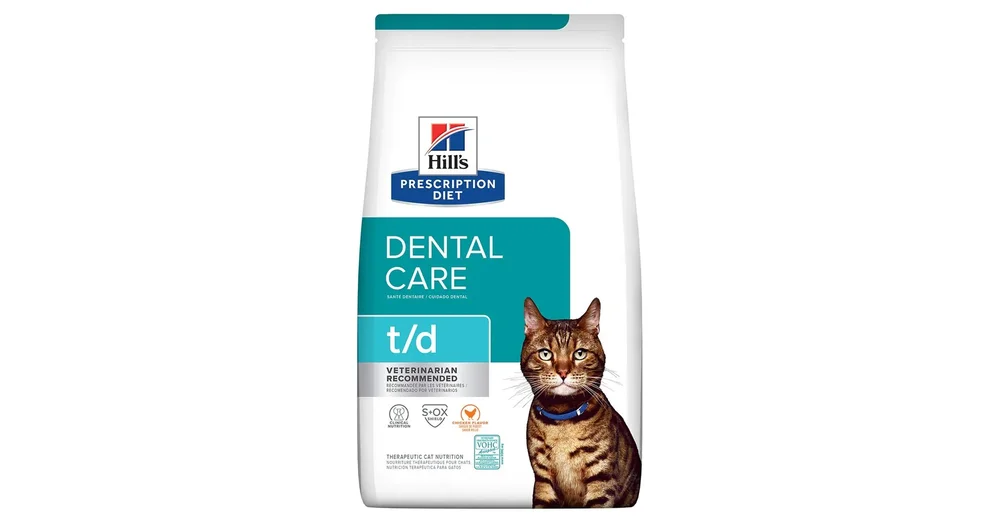 Hill s Prescription Diet t d Dental Care Feline Chicken Dry Cat