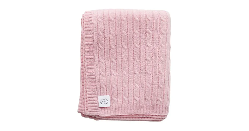 Heirloom Cashmere Cable Knit Baby Blanket reviews