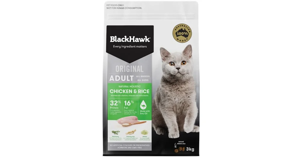 Black Hawk Original Cat Food Questions