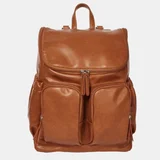OiOi Faux Leather Nappy Backpack