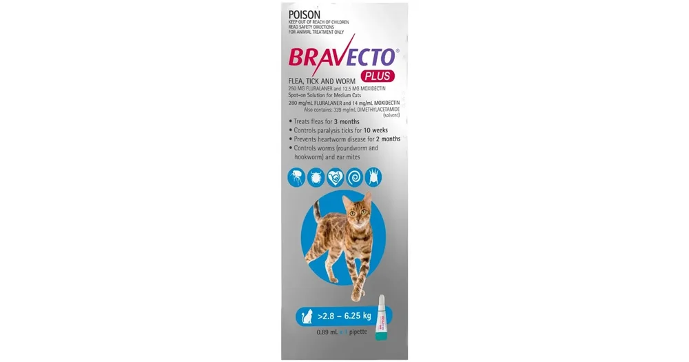 Bravecto spot on store for cats reviews