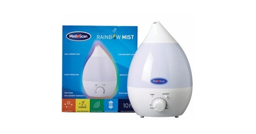 Medescan rainbow mist humidifier