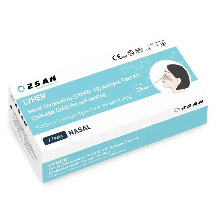 LYHER Novel Coronavirus (Covid19) Antigen Test Kit (colloidal Gold