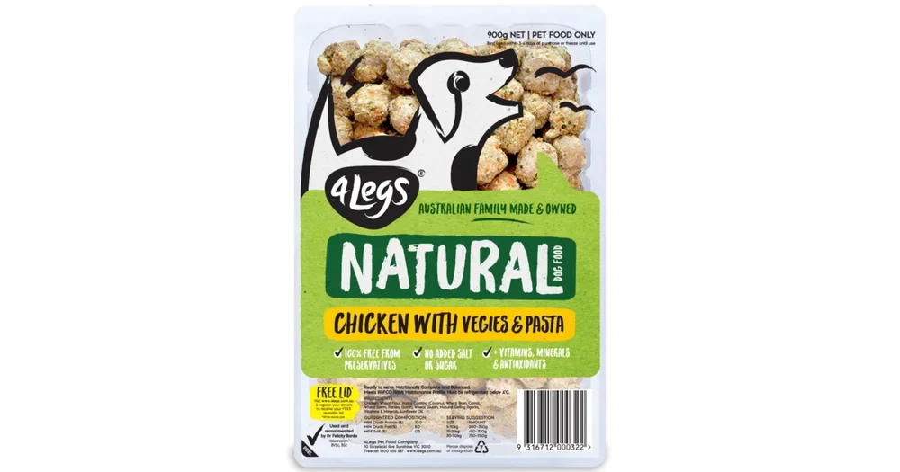 4legs natural dog clearance food