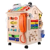 BusyBoard Montessori Play House 37 in 1