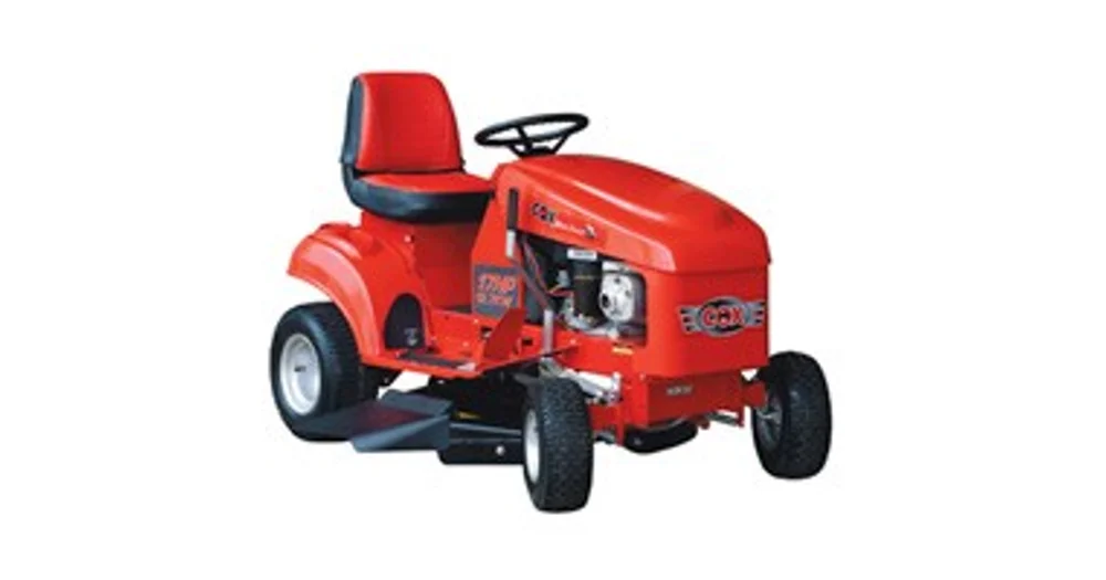 Cox stockman ride online on mower