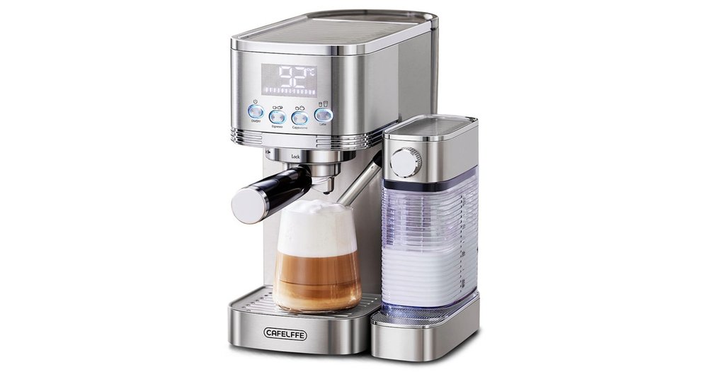 Cafelffe Fully Automatic Espresso Machine with Milk Frother MK-801 ...