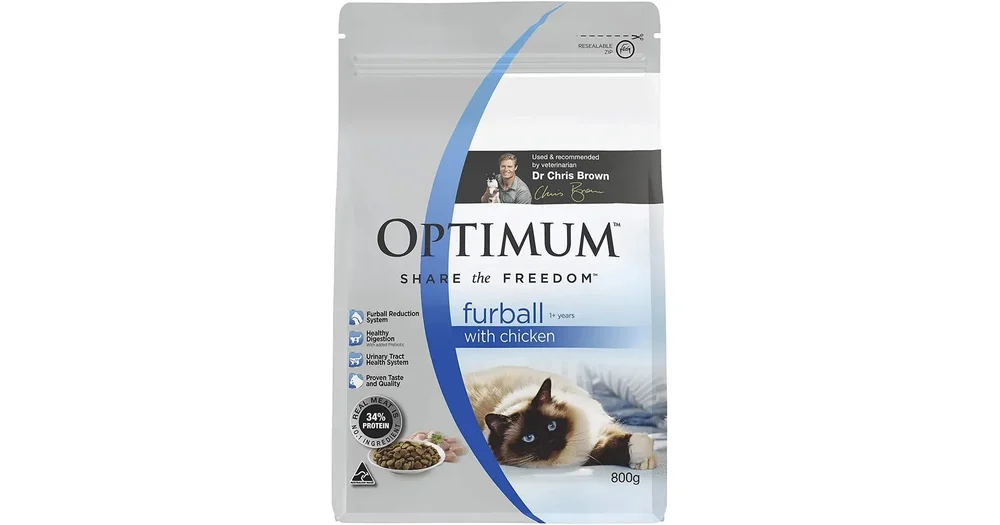 Optimum furball best sale cat food