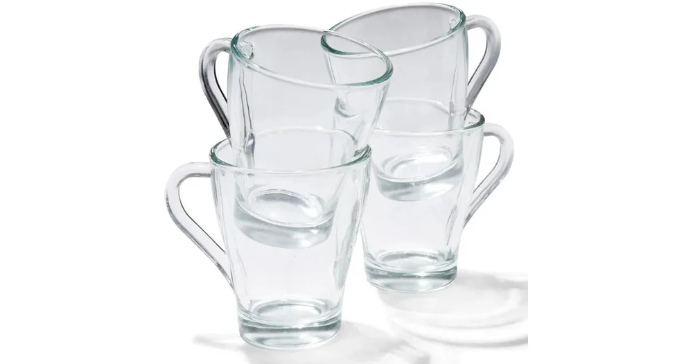 Kmart 4 Pack Glass Mugs