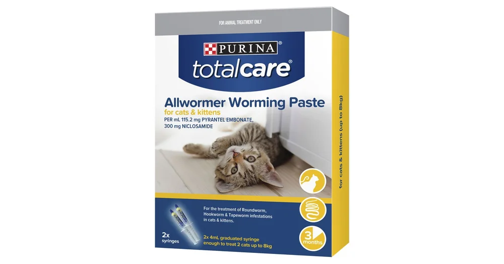 Totalcare Allwormer Worming Paste for Cats Kittens reviews ProductReview