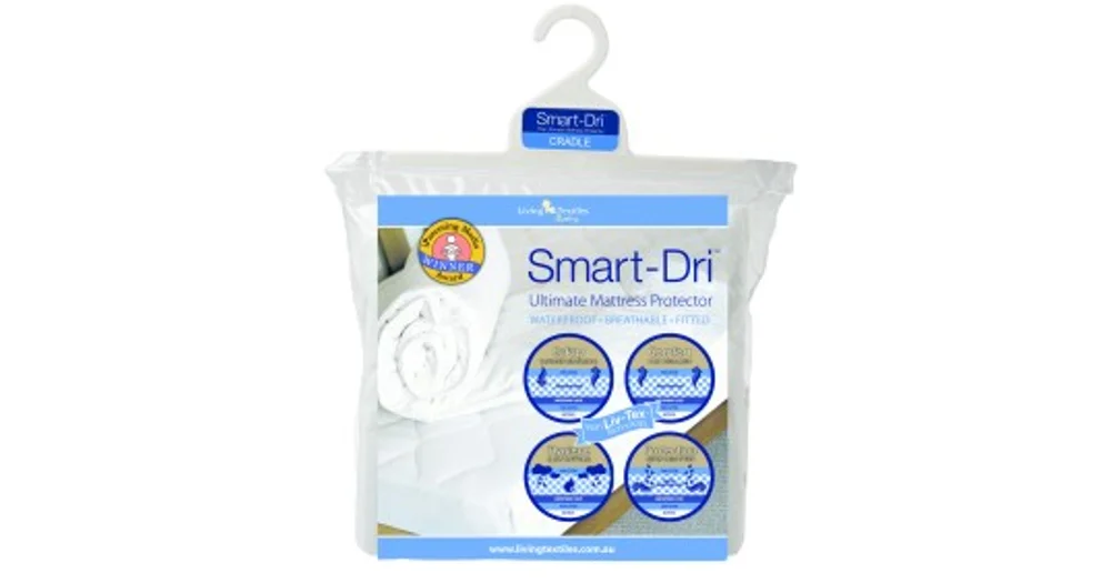 living textiles smart dri mattress protector