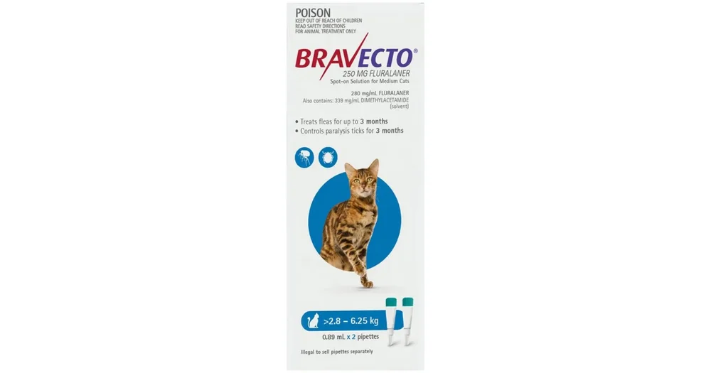 Bravecto for cats side best sale effects uk