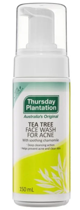 thursday plantation tea tree face wash foam