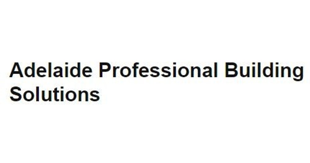 Adelaide Professional Building Solutions reviews | ProductReview.com.au