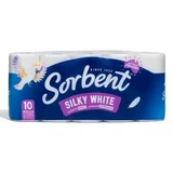 Sorbent Silky White 3 Ply Toilet Rolls