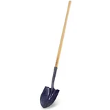 Ridgid Long Wooden Handle Round Point Shovel