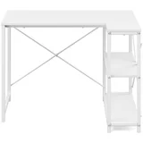 Zinus L-shape White Office Desk 100cm