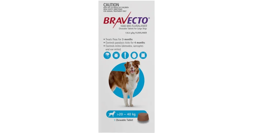 can bravecto cause problems with dogs skin