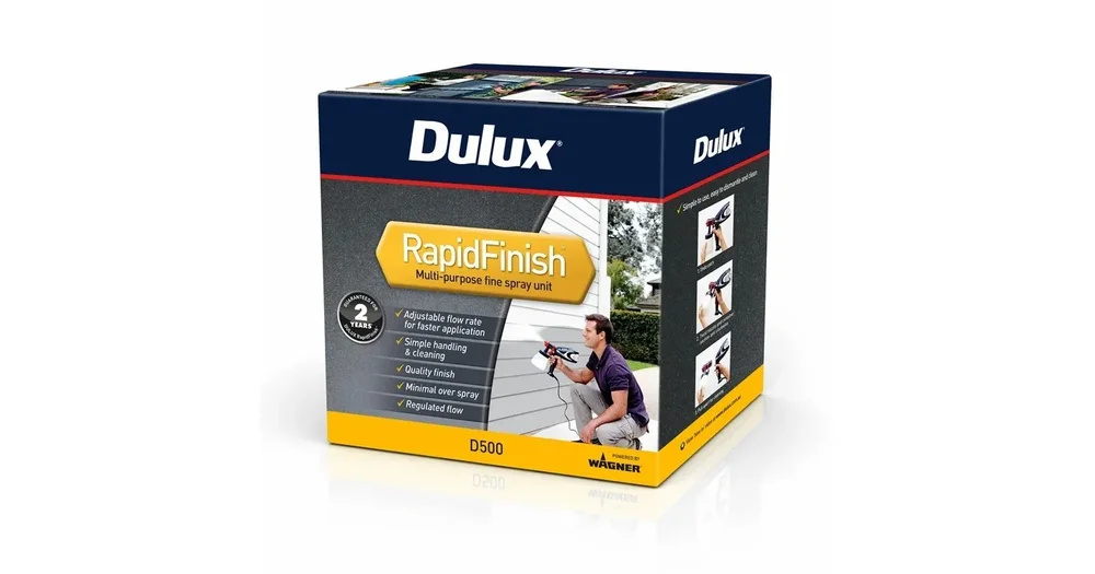 Dulux rapid store finish spray gun