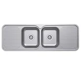 Everhard Classic Standard 1380 NTH 2 Bowl & 2 Drainer
