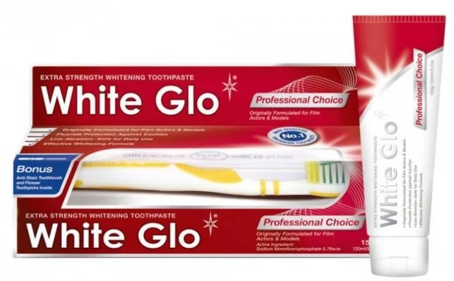 white glo toothpaste