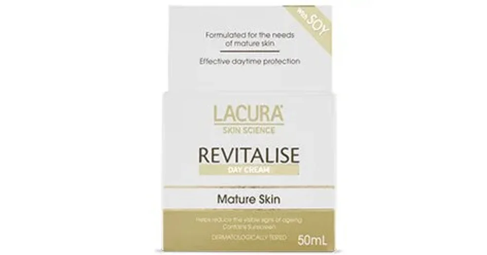 ALDI Lacura Skin Science Revitalise Day Cream with Soy for Mature Skin