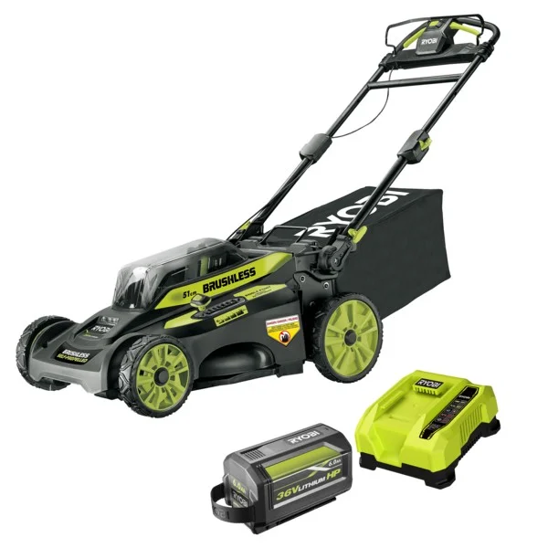 Self Propelled Lawn Bunnings Ryobi Mower 36v Ryobi RLM36X51SP Reviews
