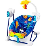 Fisher-Price Ocean Wonders Deep Blue Sea SpaceSaver Swing and Seat